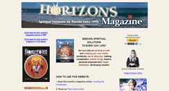 Desktop Screenshot of horizonsmagazine.com