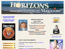 Tablet Screenshot of horizonsmagazine.com